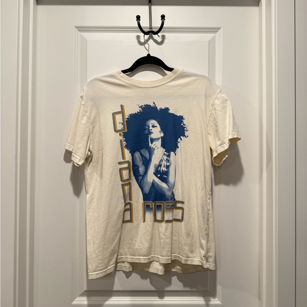 Cream Graphic Short Sleeve Tee